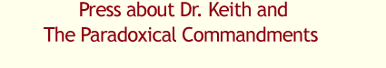 Press about Dr. Keith
